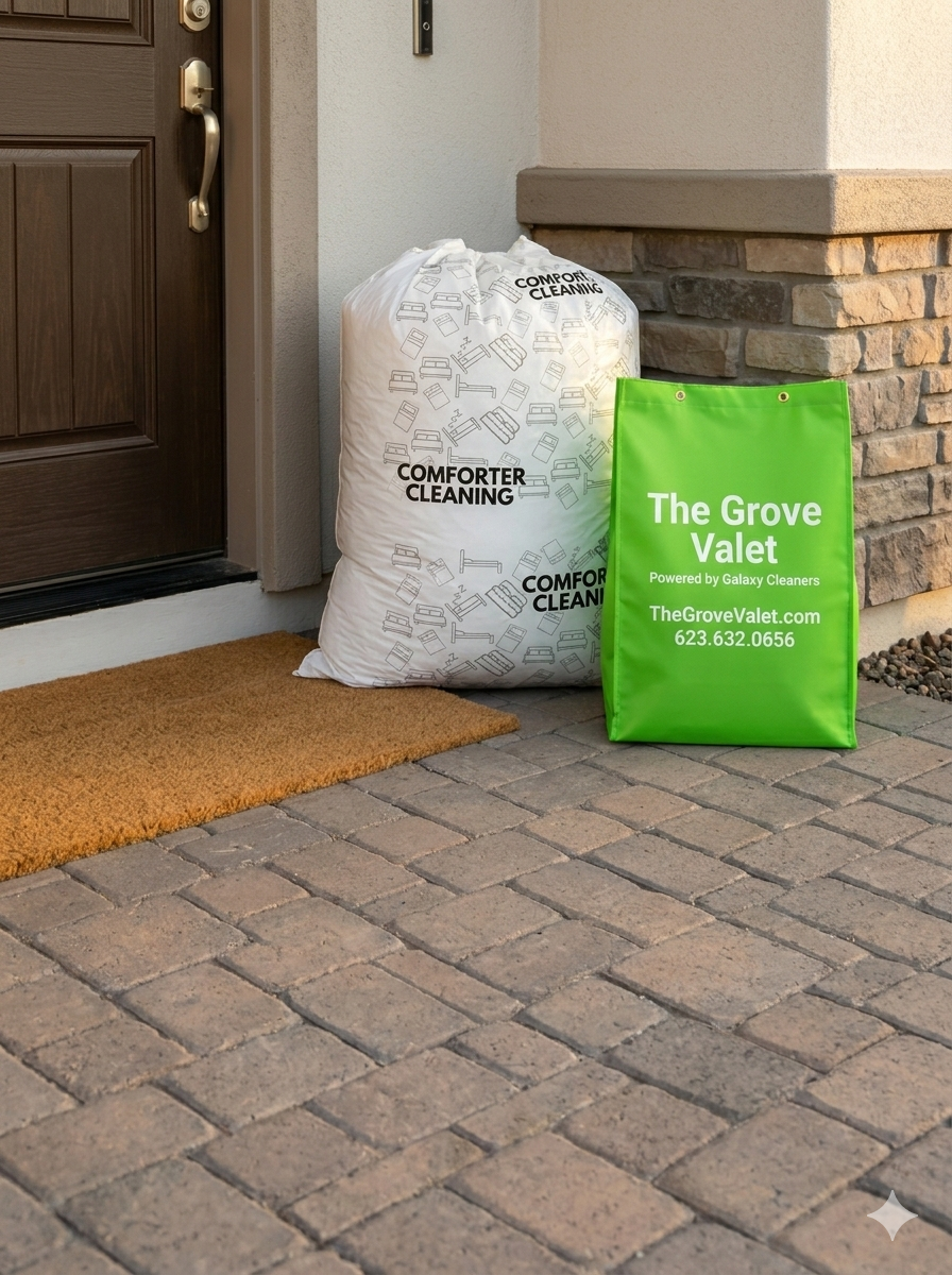 Comforter Refresh bags at the door — FREE Pickup & Delivery