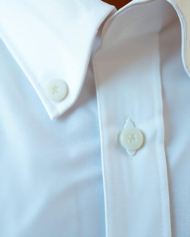 Crisp pressed dress shirt from concierge laundry service